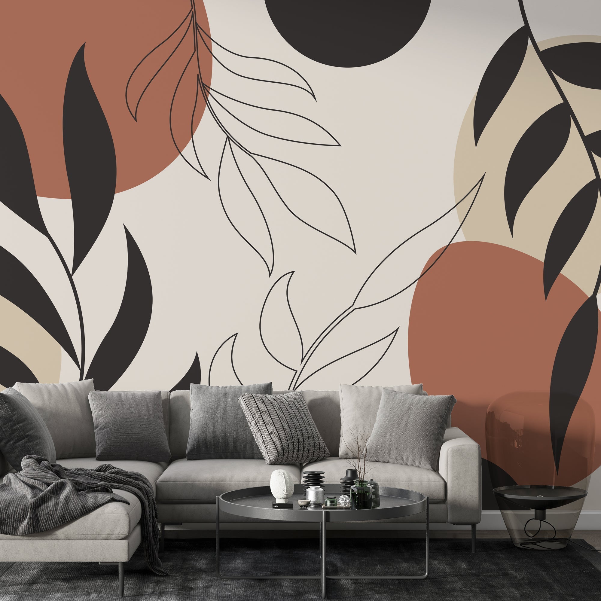 Boho Patterns Wallpaper Mural - Vibrant Bohemian Wall Decor for Living Room, Bedroom & Office | Peel & Stick Removable Wall Art