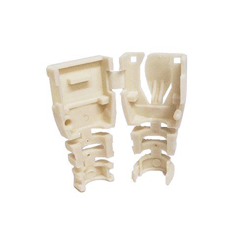 RJ45 Ivory Strain Relief Boots - 2-Piece Snap-On Design (100 Pack) for Ethernet Cables, Network Cables, and Cat5/Cat6 Cables - Perfect for Data Centers, Office Networks, and Home Networking Setups