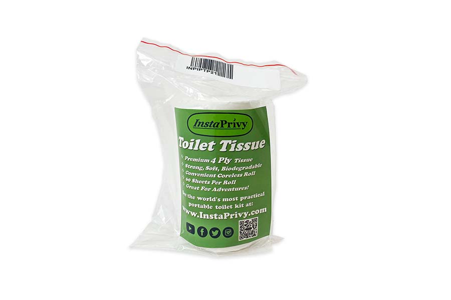 InstaPrivy Coreless Toilet Paper - Ultra Soft, Septic Safe, 2-Ply Bath Tissue (12 Rolls) - Perfect for Home, Office & RV Use
