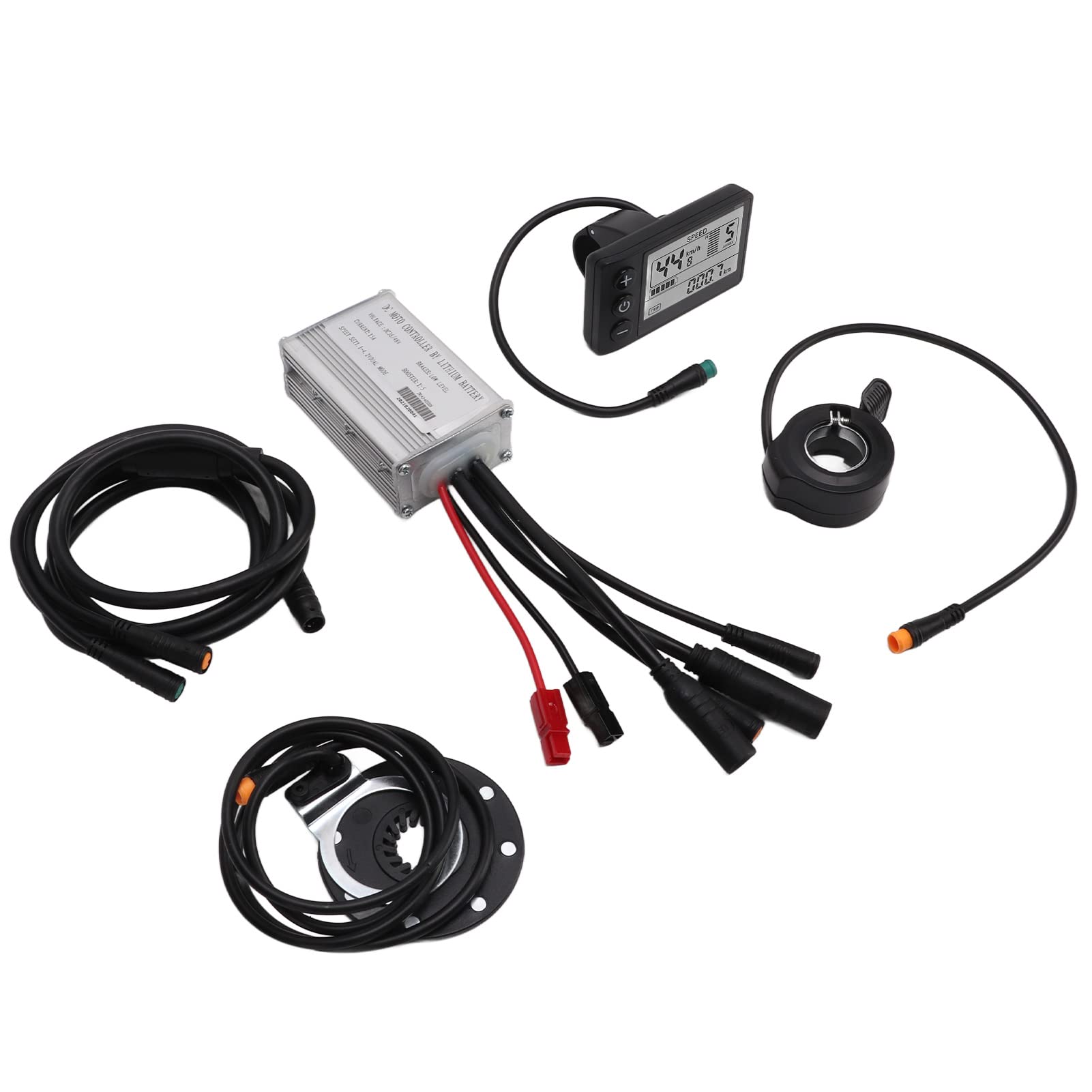 36V 48V Electric Bike Conversion Kit - 15A Speed Controller with S866 LCD Panel, Waterproof 250W 350W Motor Kit for DIY E-Bike & Scooter | Perfect for Commuting, Off-Road & Urban Transportation