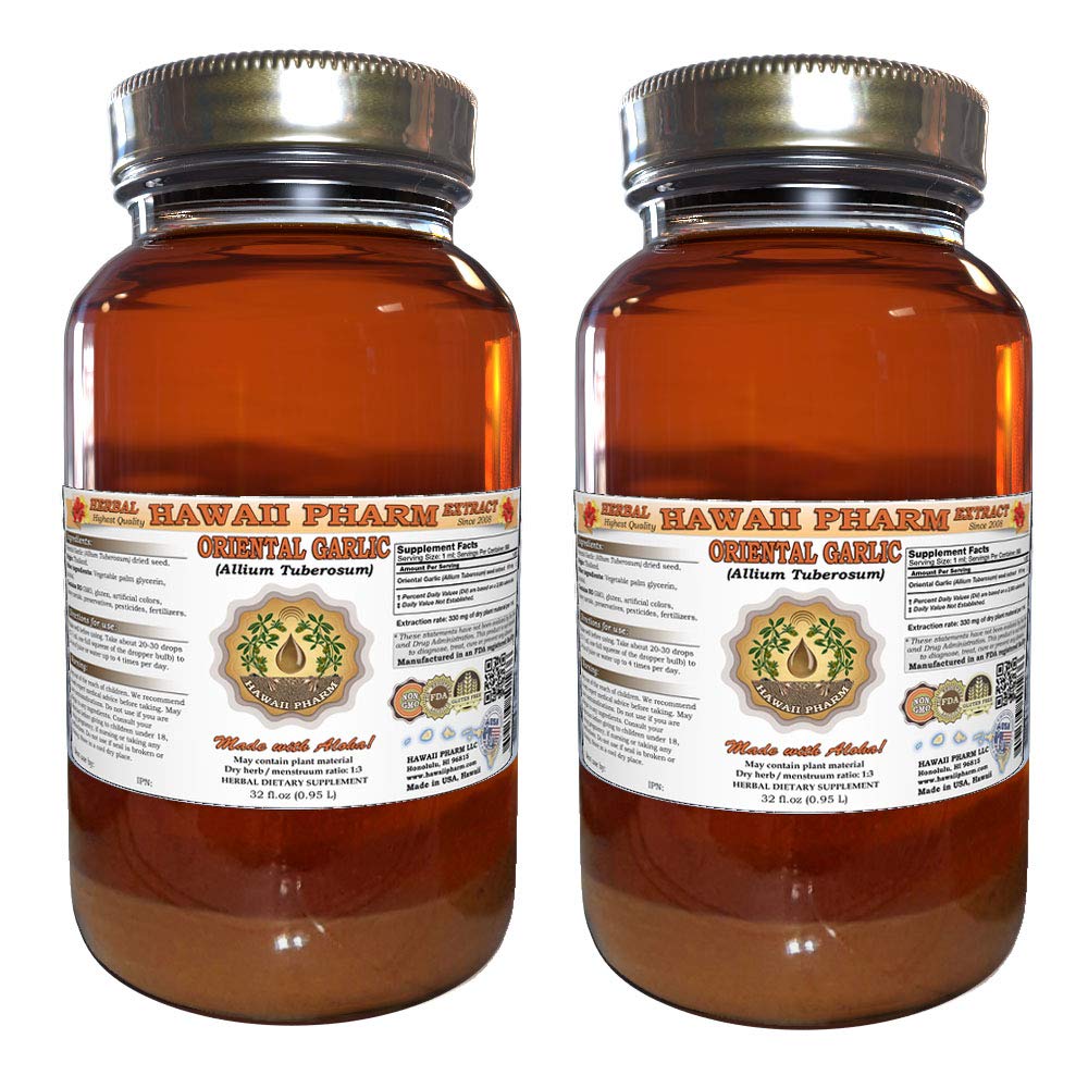 Allium Tuberosum (Oriental Garlic) Tincture - 2x32 oz Dried Seed Liquid Extract | Herbal Supplement for Immune Support & Digestive Health | Perfect for Cooking, Tea Blends & Natural Remedies
