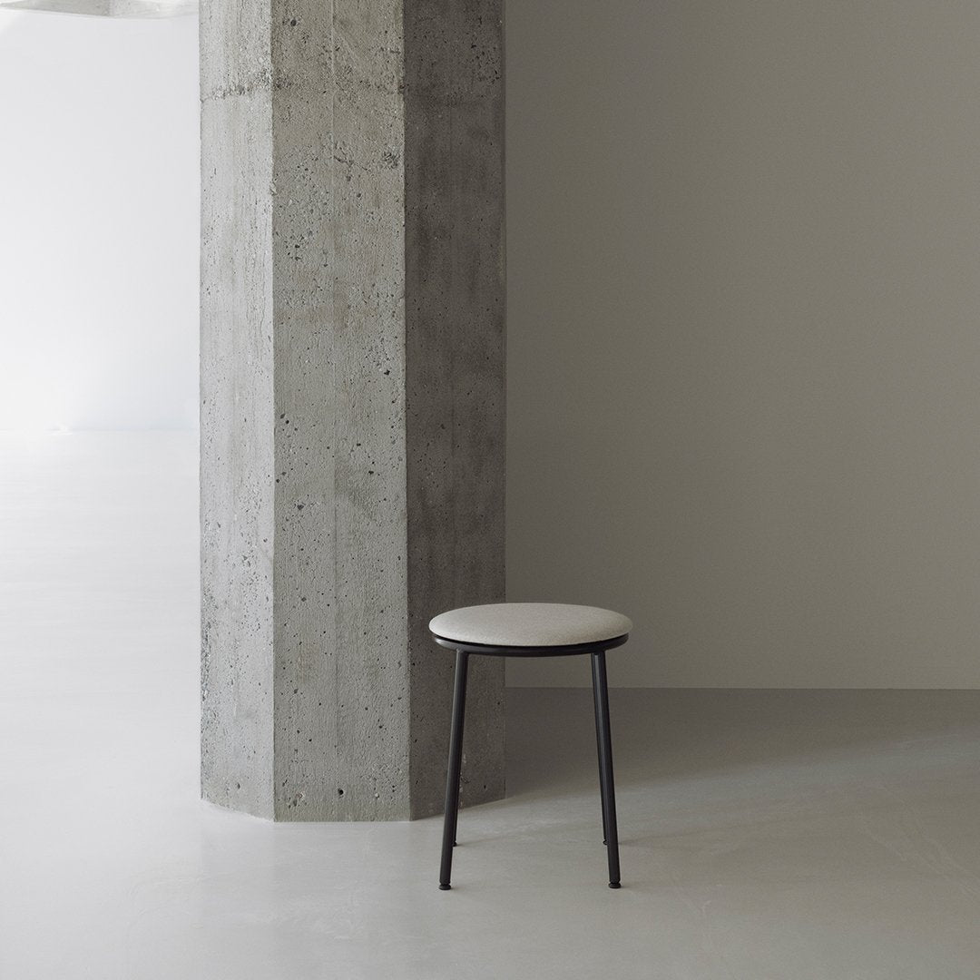 Circa Stool - Modern Upholstered Bar Stool for Kitchen Island, Breakfast Nook & Home Bar - Comfortable Counter Height Seat with Cushioned Top