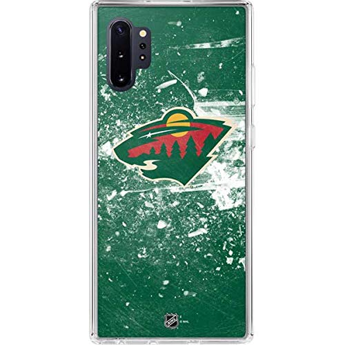 Official NHL Minnesota Wild Frozen Design Clear Phone Case for Samsung Galaxy Note 10 Plus - Shatterproof Protective Cover for Hockey Fans & Winter Sports Enthusiasts