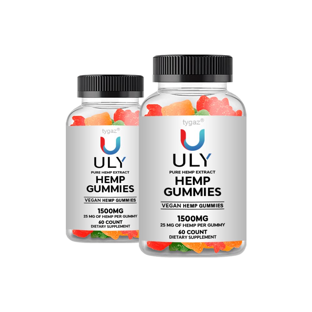 Uly Gummies - 2 Pack | Premium Vitamin Gummy Supplement for Adults & Kids | Perfect for Daily Nutrition, Immune Support & On-the-Go Snacking