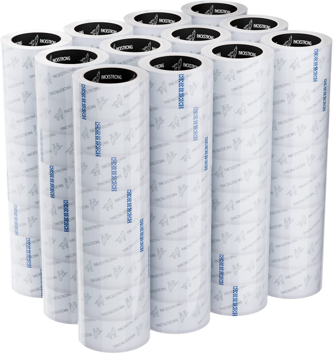 Premium Clear Packing Tape 84 Rolls - 2 Inch x 110 Yards (3M Equivalent) - Heavy Duty Shipping Tape for Moving, Storage & Packaging - Strong Acrylic Adhesive, 2 Mil Thick Industrial Grade Packing Tape for Box Sealing, Warehouse & Office Use