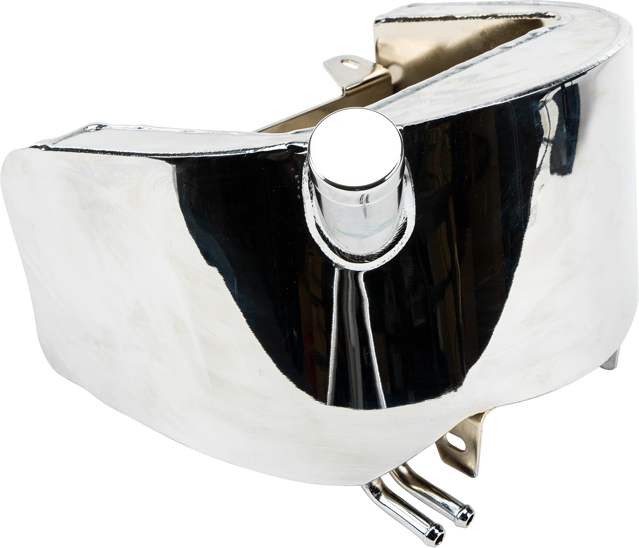 Chrome Softail Winged Oil Tanks 72-025 for Harley Davidson Motorcycles - Perfect for Custom Bike Builds and Restoration Projects