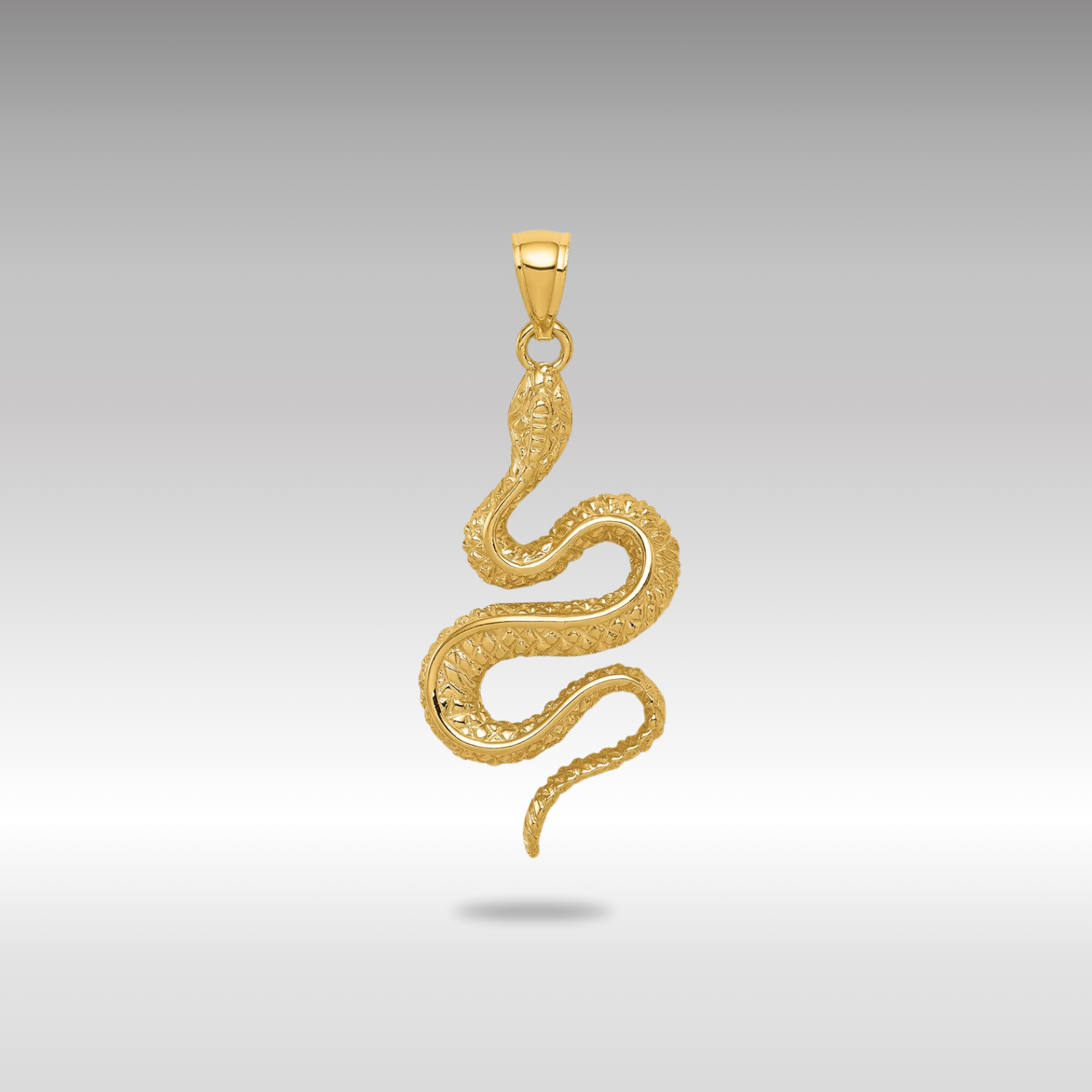 Exquisite Gold Large Snake Pendant Necklace - Elegant Reptile Jewelry for Women | Perfect for Gothic Fashion, Statement Accessories & Unique Gifts