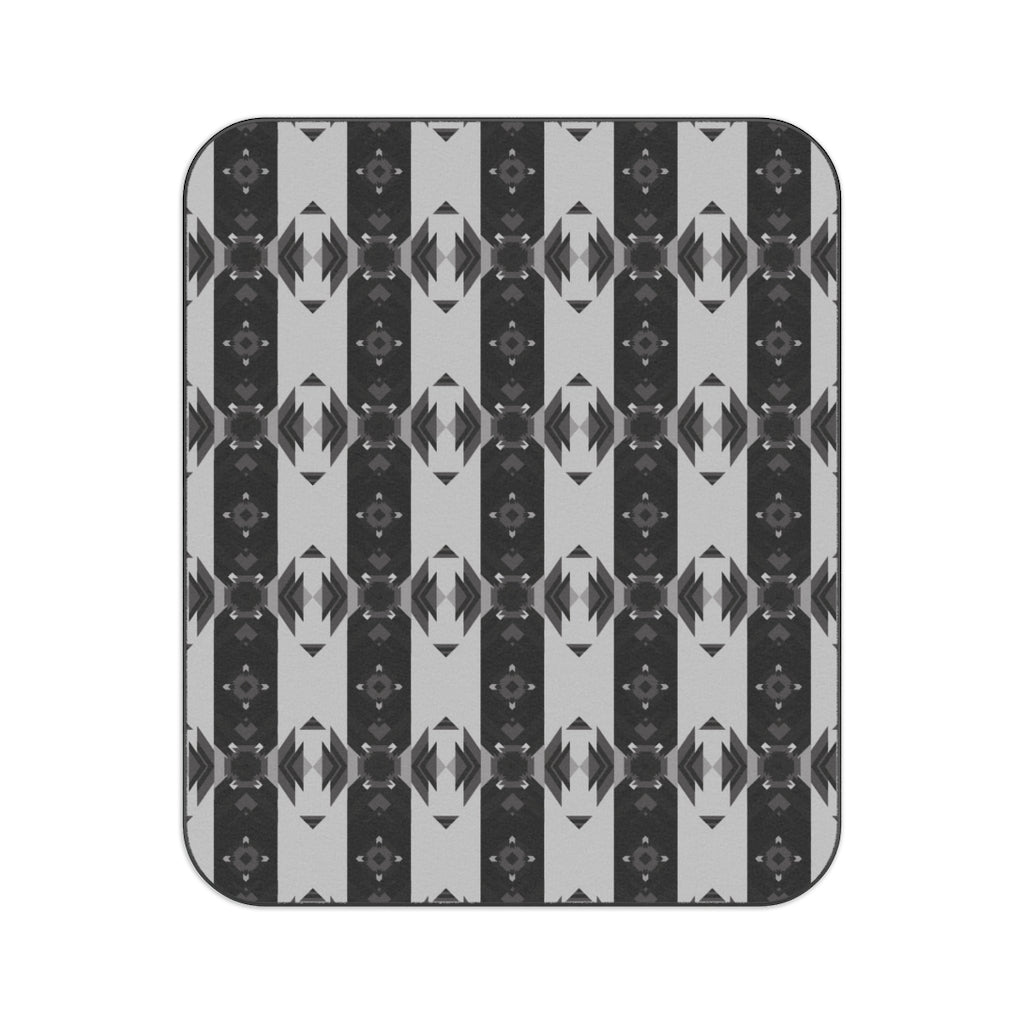 Waterproof Picnic Blanket with Carry Strap - Black Hawn Pattern Outdoor Beach Blanket for Picnics, Camping, and Park Outings - Perfect Gift for Family and Friends