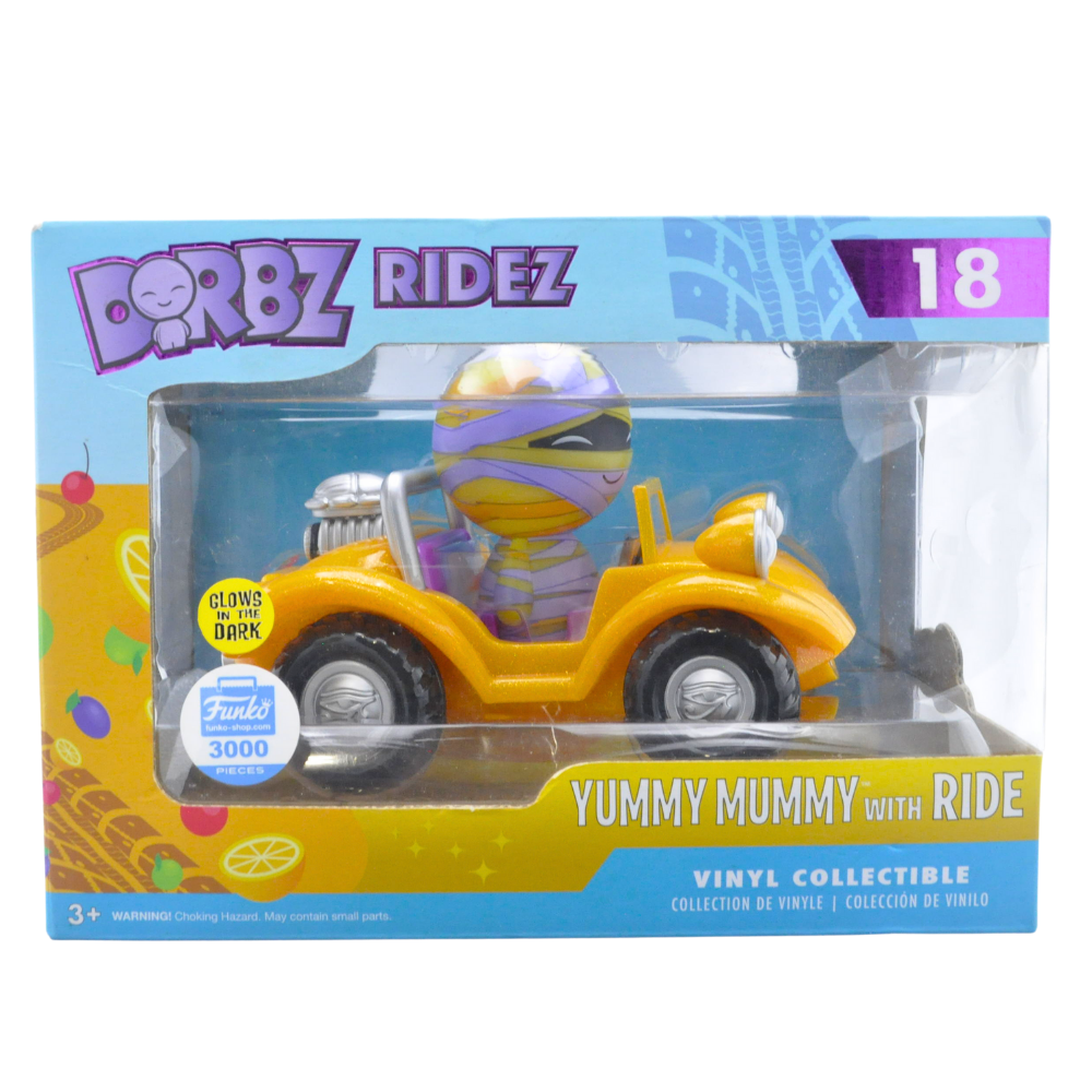 Funko Dorbz Ridez Yummy Mummy with Ride Glow in The Dark Ad Icons Collectible Figure - Limited Edition Funko Shop Exclusive (Only 3000 Made) - Perfect for Pop Culture Collectors & Home Display