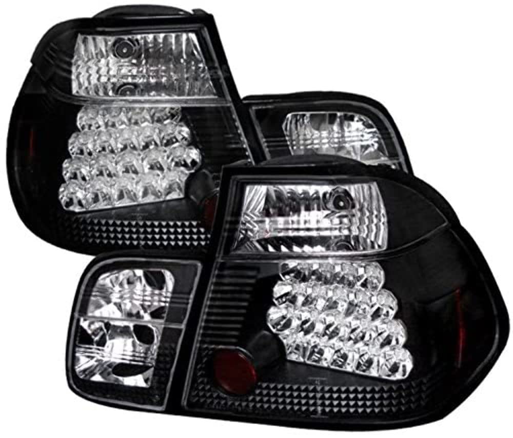 Spyder Auto 5000736 LED Tail Lights Black/Clear - High-Performance Aftermarket Lights for Trucks & SUVs