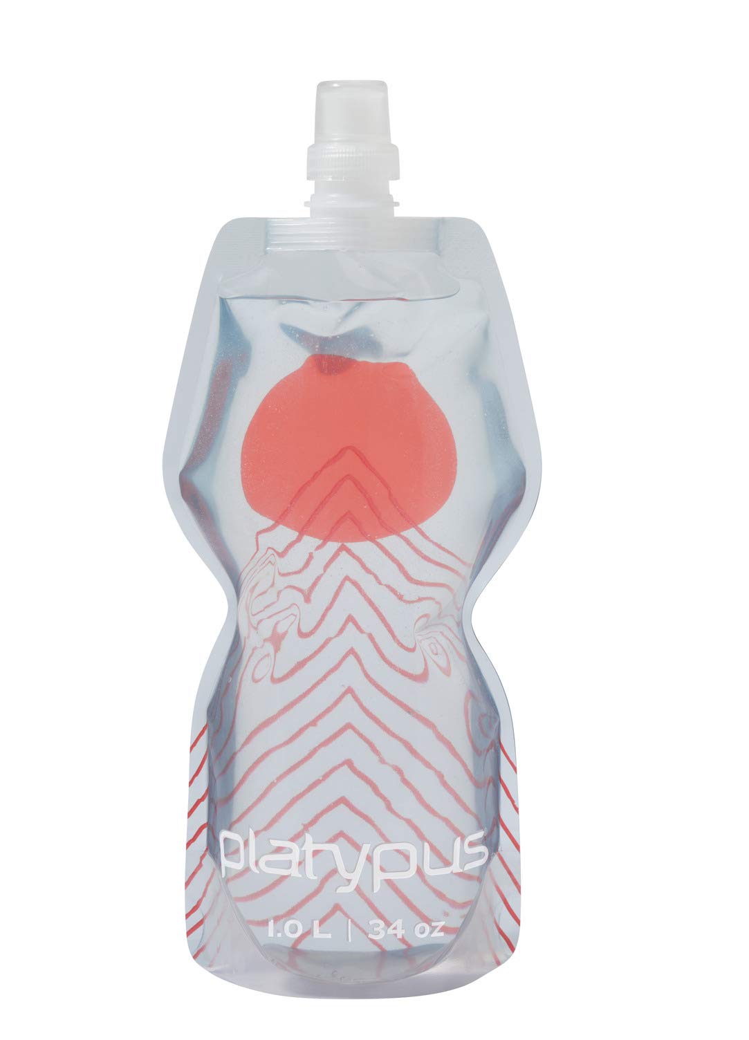 Platypus SoftBottle Collapsible Water Bottle - Lightweight, Leak-Proof & BPA-Free - Perfect for Hiking, Camping & Travel