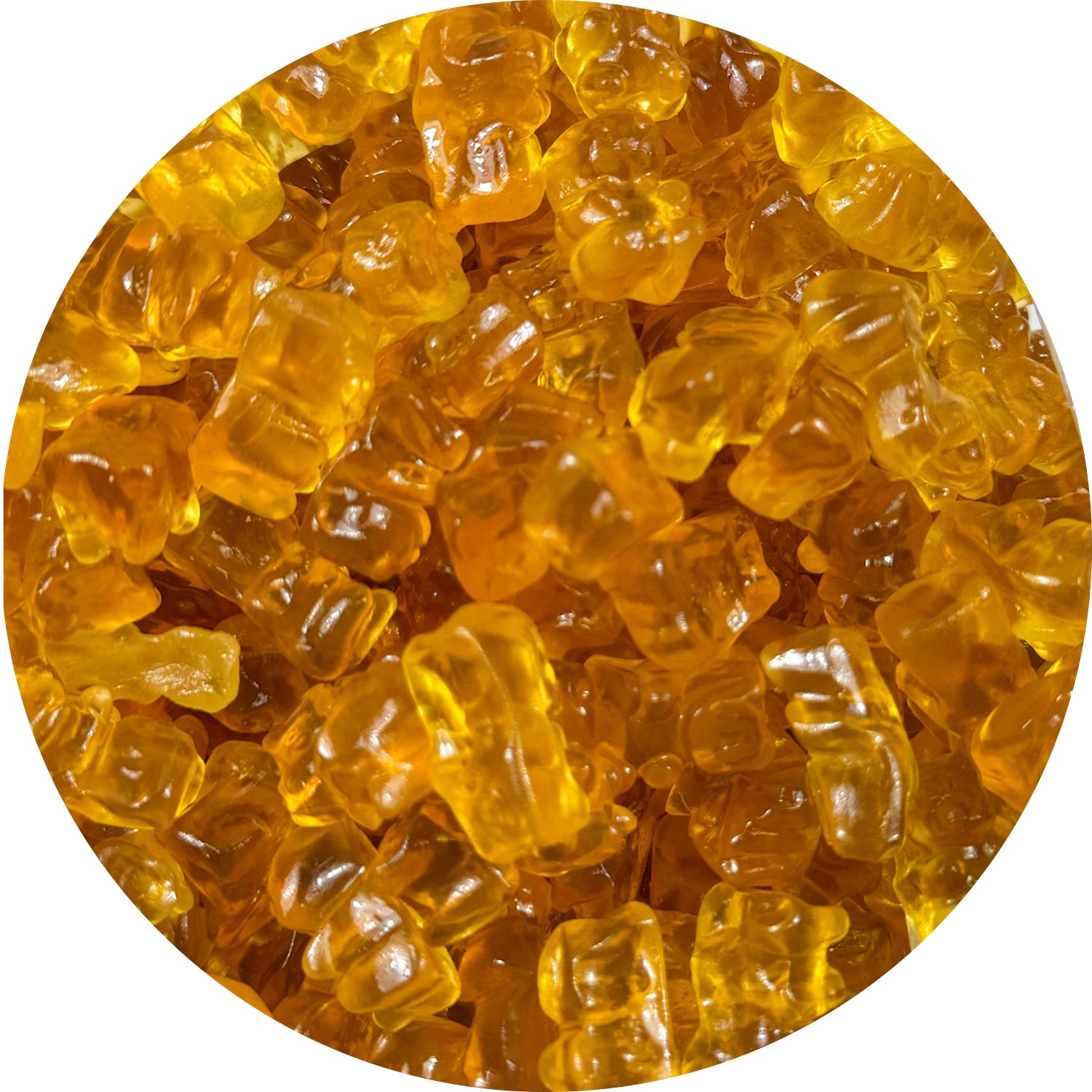 Jovy Gummy Bears Pineapple Flavor - 5lb Bulk Bag | Soft & Chewy Candy for Parties, Snacks, Baking & Gift Giving