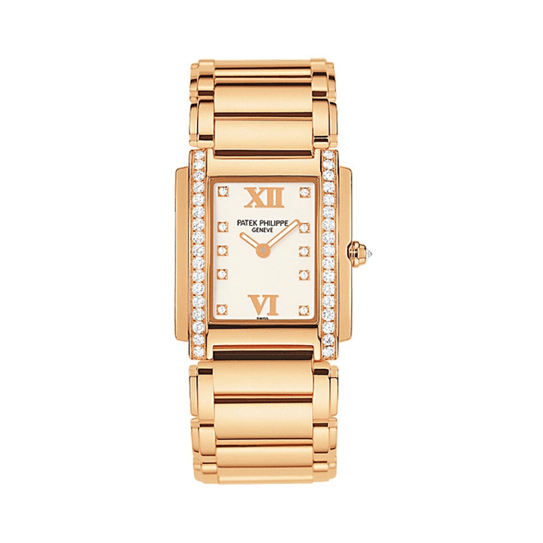 Patek Philippe Twenty 4 4910/11R 011 Ladies Rose Gold Watch - Luxury Women's Timepiece for Elegant Occasions & Formal Events