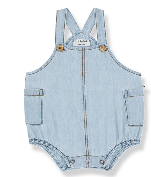 1+ IN THE FAMILY Baby Boy Giorgio Romper - Soft Cotton Outfit for 6-24 Months | Perfect for Playdates, Family Photos & Everyday Comfort