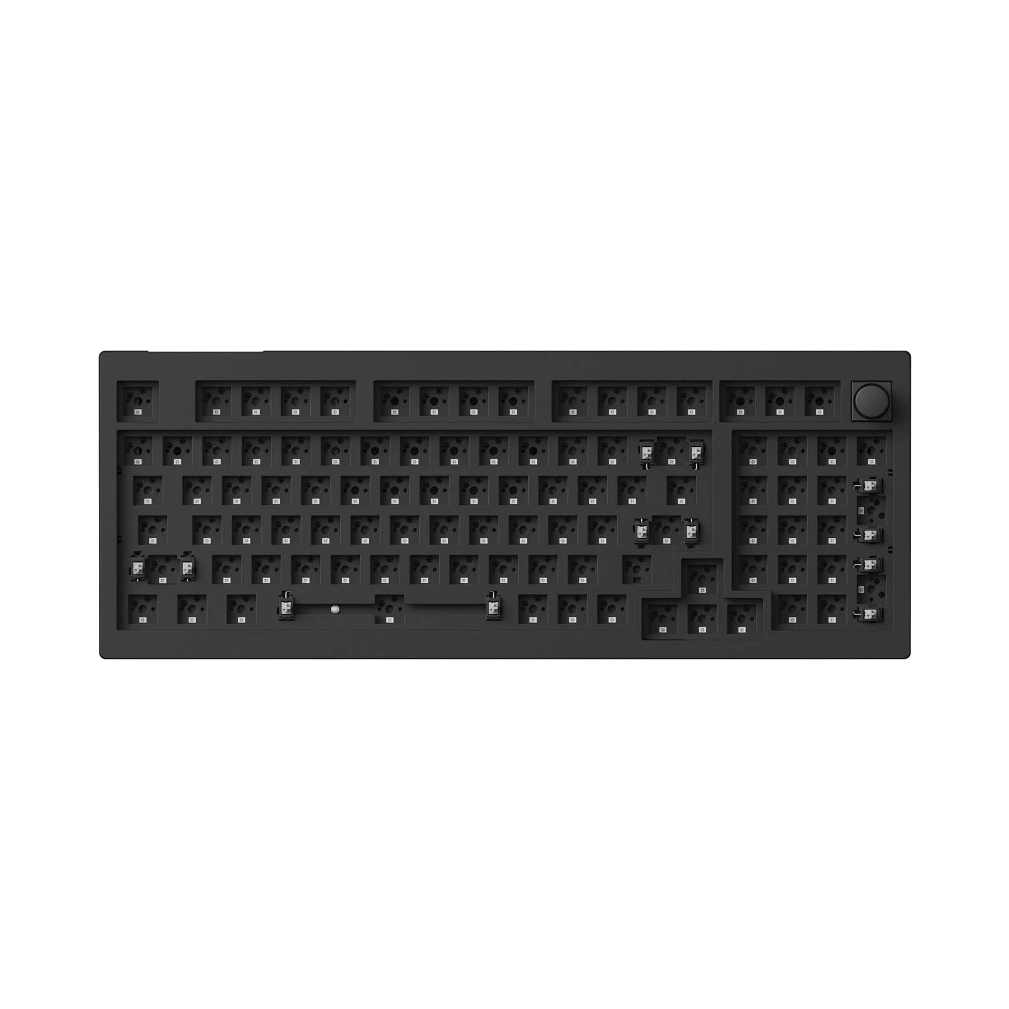 Keychron V5 Max Wireless Mechanical Keyboard Kit - 96% Layout, 2.4GHz/Bluetooth 5.1/Wired, QMK/VIA Programmable Knob, Hot-Swappable RGB Backlit for Mac Windows Linux - Perfect for Gaming, Coding & Office Work