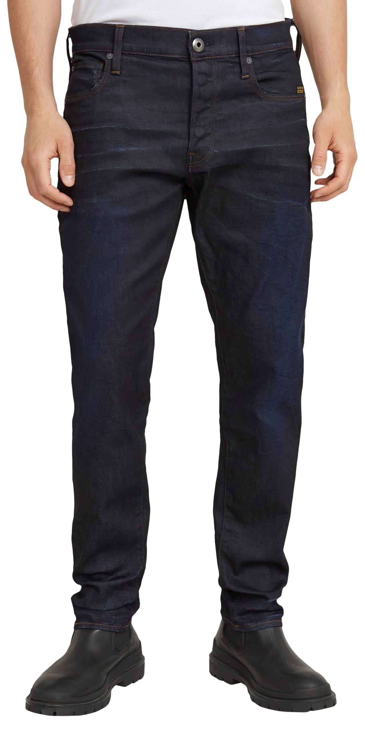 G-Star Raw Men's 3301 Slim Tapered Fit Stretch Denim Jeans | Comfortable & Stylish for Casual Wear, Work & Night Out