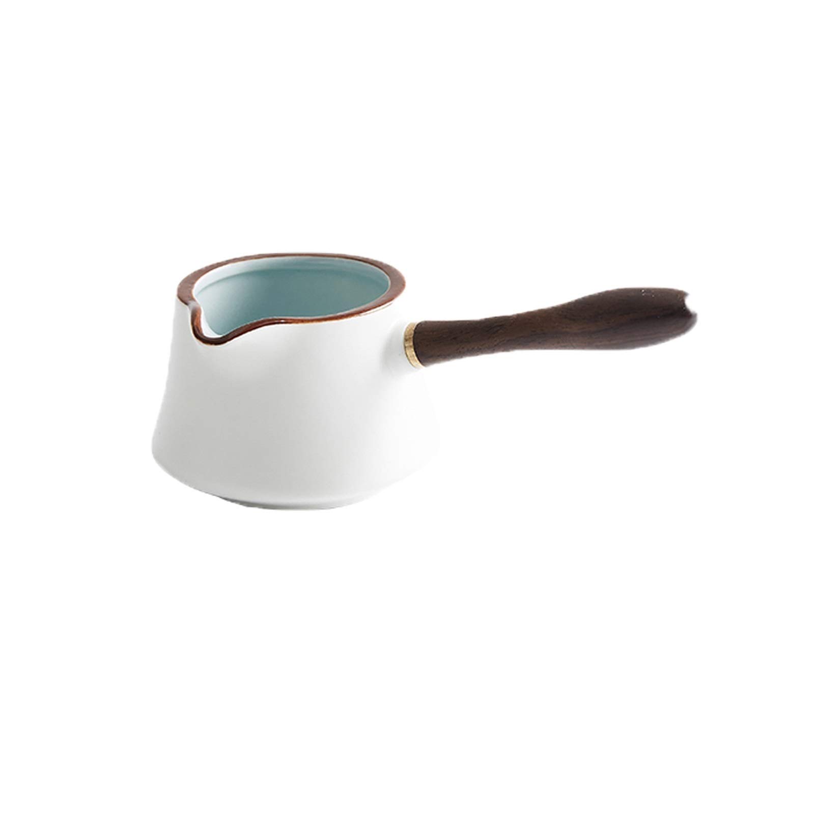 Japanese Style Ceramic Gravy Boat 200ml - Sauce Dish for Coffee, Milk & Seasoning - Home & Restaurant Use