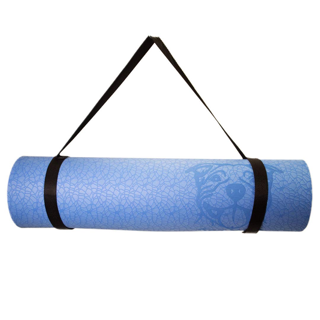 Premium Koa Yoga Mat - 6' x 2' x 8mm Thick TPE Non-Slip Exercise Mat | Latex-Free, Eco-Friendly & Non-Toxic | Supports Charity | Ideal for Hot Yoga, Pilates & Home Workouts