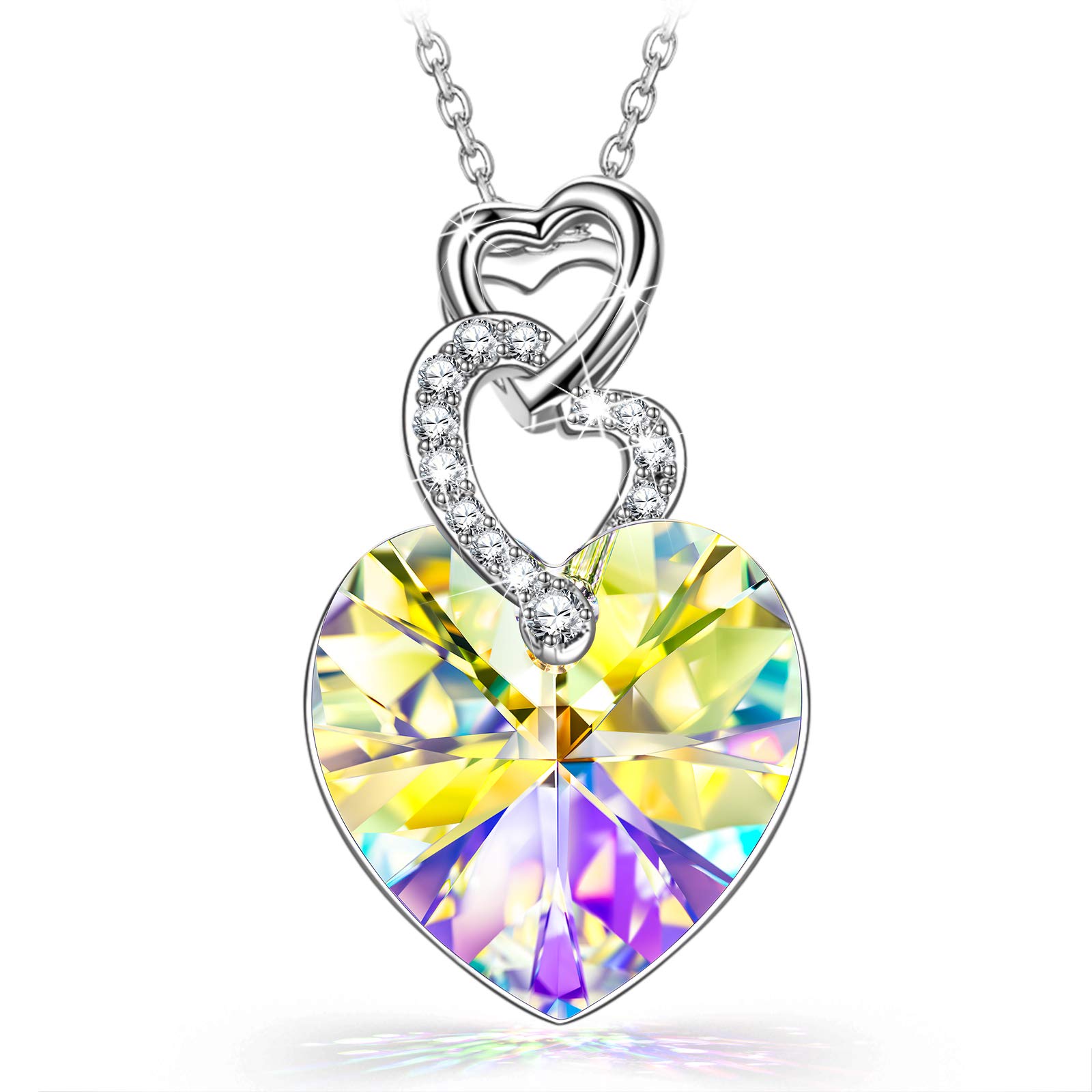 Kate Lynn Butterfly Crystal Pendant Necklace for Women - Austrian Crystals, Elegant Jewelry Gift for Wife, Girlfriend, Mum - Perfect for Valentine's Day, Mother's Day, Christmas, Anniversary & Birthday Celebrations, Office Wear & Evening Events