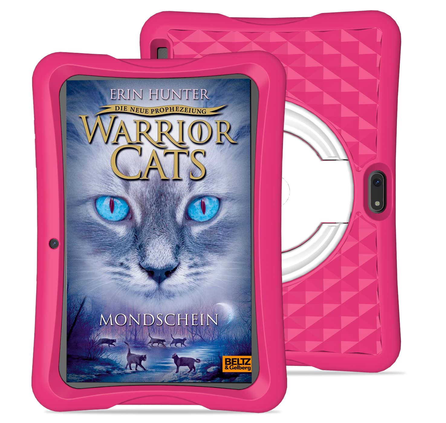 NOBKLEN 10 Inch Kids Tablet - 4GB RAM 64GB Storage, Android 12 OS with Bluetooth & WiFi, Google Certified, Parental Control, Dual Camera, Shockproof Case - Perfect for Learning, Games & Travel Entertainment