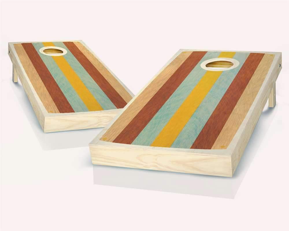 Premium East Coast Cornhole Boards Set with 8 Bags & Accessories - Regulation Size for Backyard, Tailgating & Outdoor Parties - Skip's Garage Official