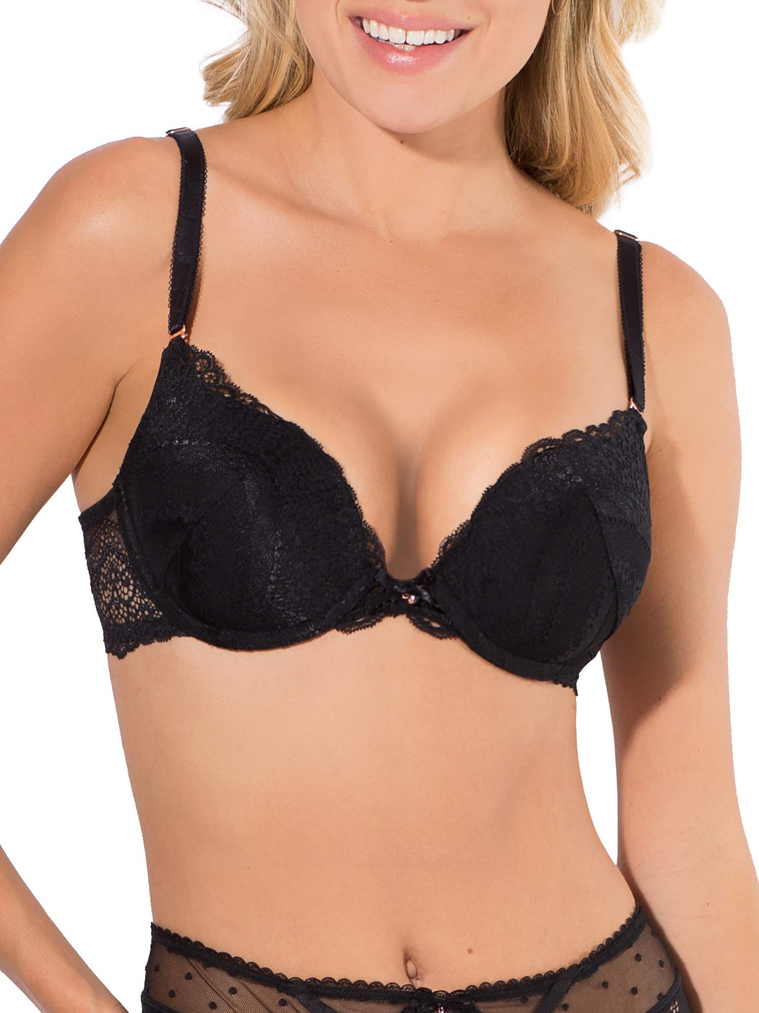 Smart & Sexy Women's Perfect Push-Up Bra - Comfortable Lift & Support for Everyday Wear, Date Night & Special Occasions