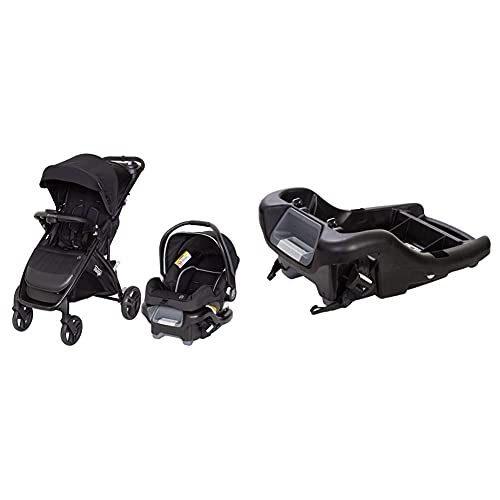 Baby Trend Tango Travel System with Ally Infant Car Seat Base - Kona Stroller & Black Car Seat for Newborns | Perfect for Family Outings, Shopping & Travel