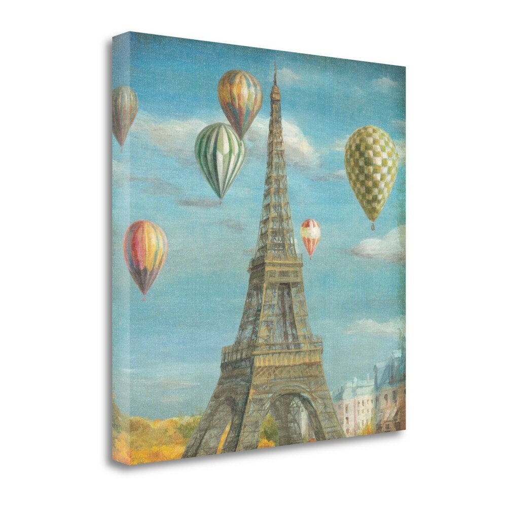 Balloon Festival Fine Art Giclee Print by Danhui Nai - Gallery Wrapped Canvas Wall Art - Ready to Hang - Perfect for Living Room, Bedroom & Office Decor