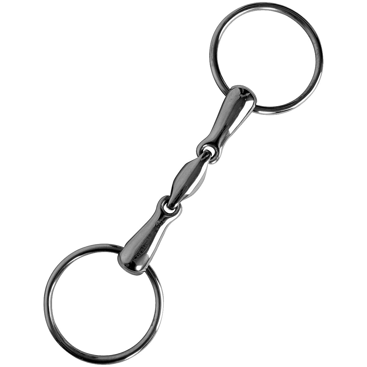 JP Korsteel Stainless Steel Oval Link Loose Ring Snaffle Bit - Durable Horse Training Bit for English & Western Riding, Dressage & Jumping