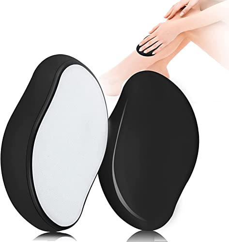 KDR Crystal Hair Eraser - Reusable & Painless Hair Removal Tool for Women & Men | Exfoliating Magic Hair Remover for Back, Arms, Legs | Fast & Easy At-Home Hair Removal Solution for Smooth Skin