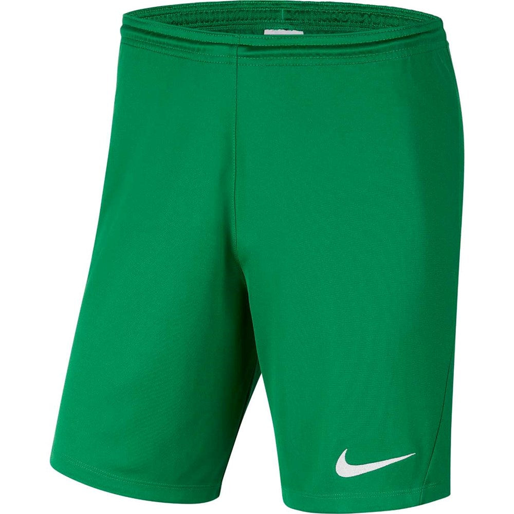 Nike Youth Park III Shorts - Pine Green - Comfortable Athletic Shorts for Kids - Perfect for Running, Training & Casual Wear