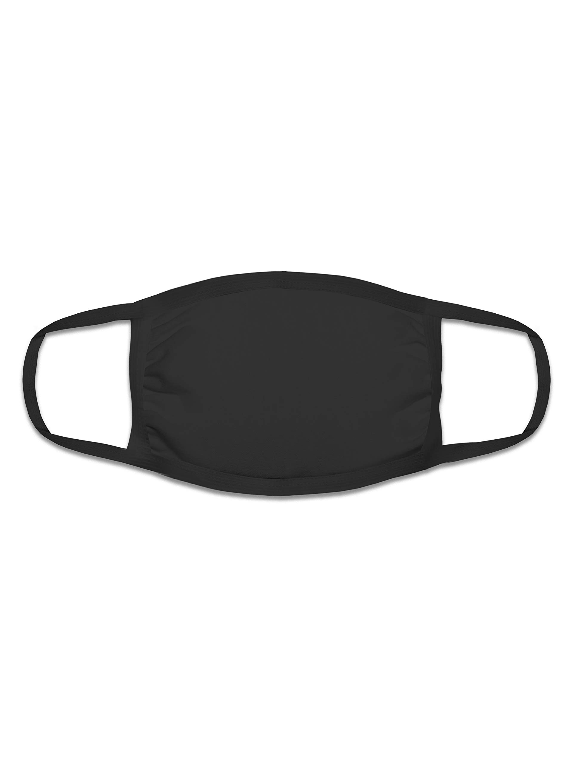 Fruit of the Loom Reusable Cotton Face Masks - 250 Pack Black & White - Breathable Comfort for Work, School & Travel - Bulk Disposable Face Coverings for Adults & Kids