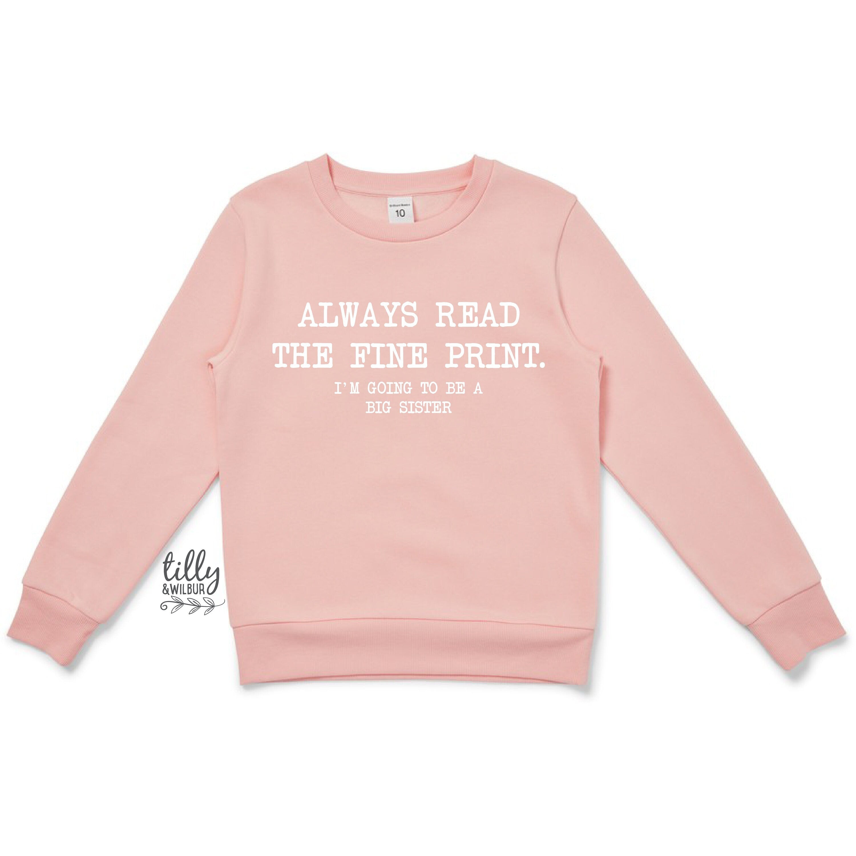 Big Sister Jumper - Cute Matching Outfits for Siblings - Perfect for Family Photos, Holidays & Special Occasions