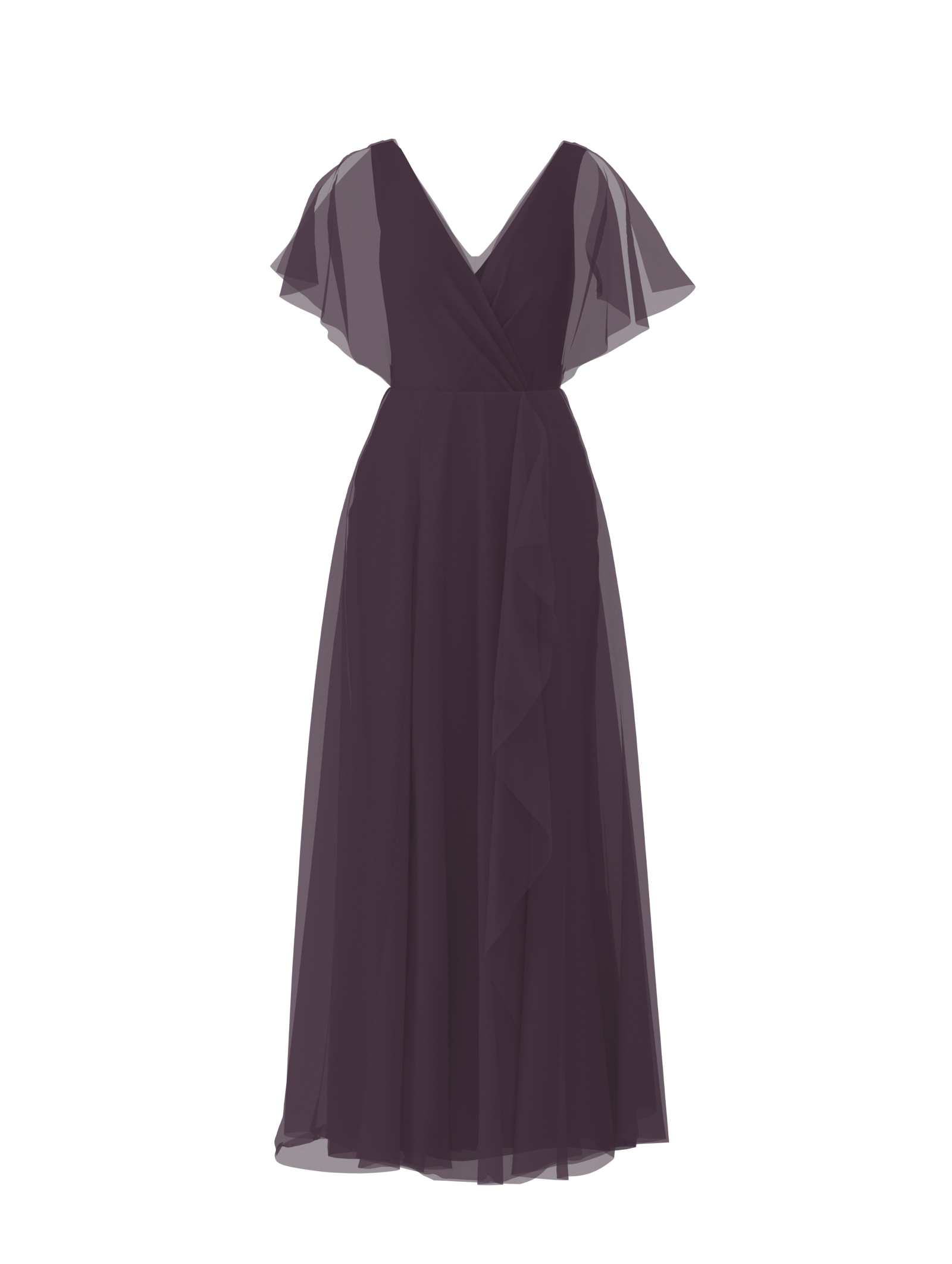 Ava Bodice & Jaycie Skirt Set in Plum - Elegant Women's Matching Outfit for Parties, Dinners & Special Occasions
