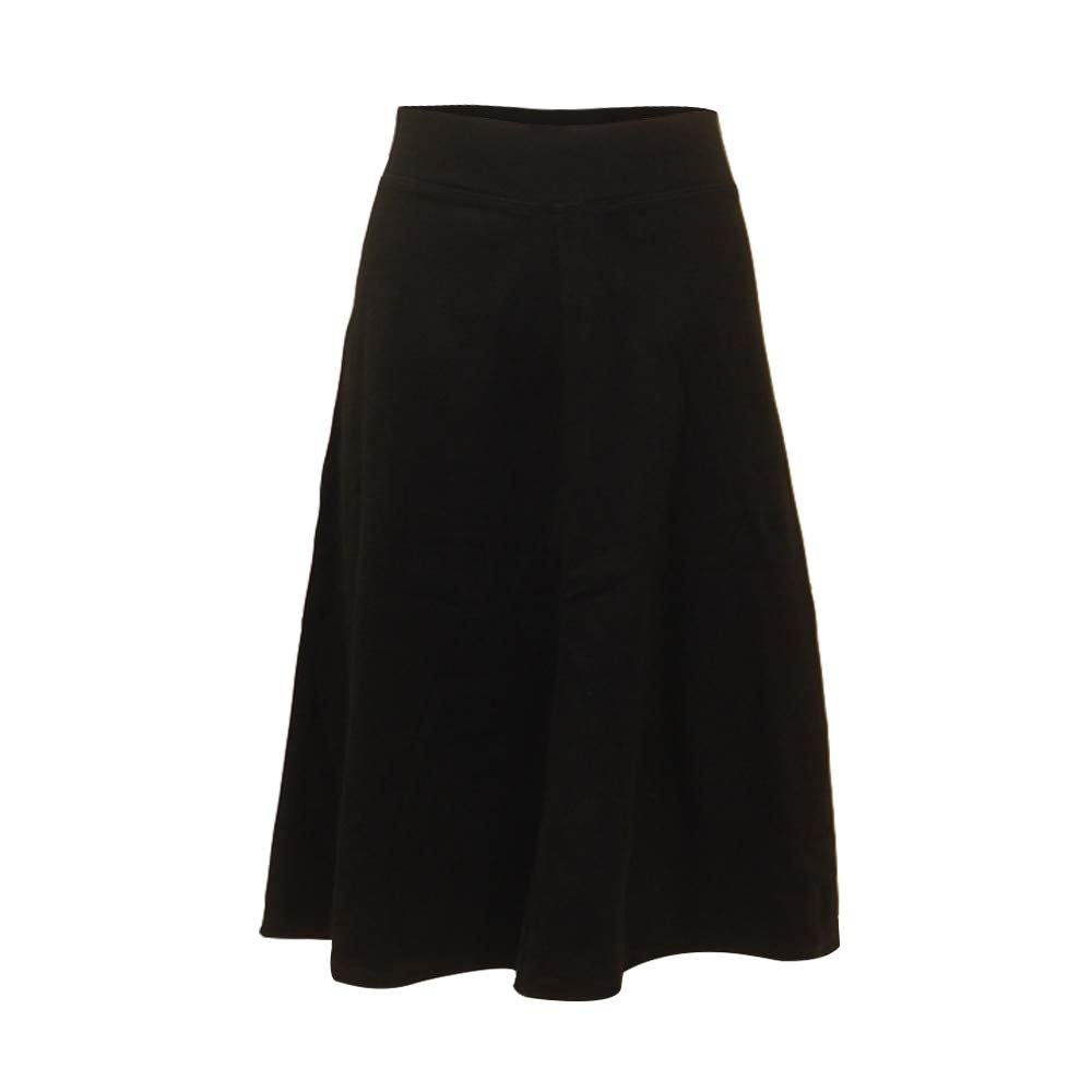 Hard Tail Forever Flat Waist Knee-Length Cotton Skirt - Style B-145 | Casual Summer Outfit & Boho Chic Fashion