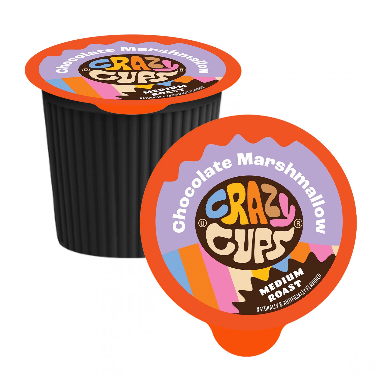 Decaf Chocolate Marshmallows Single Serve Coffee Pods - 22 Count Pack | Rich Flavor for Home, Office & Entertaining | Compatible with Keurig Brewers