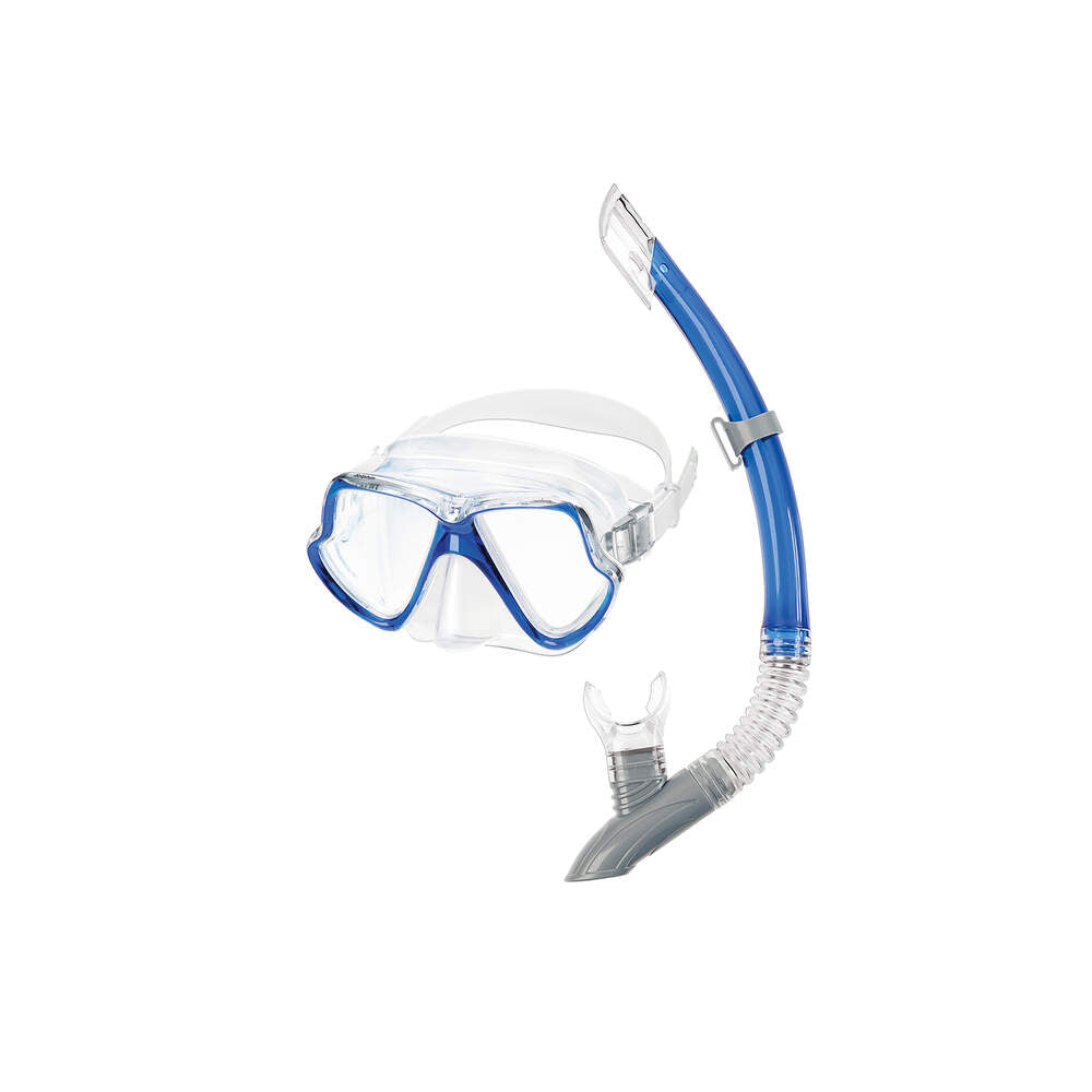 Mares Dolphin Combo Mask + Snorkel Set - Premium Scuba Diving Gear for Adults & Kids - Perfect for Snorkeling, Swimming & Underwater Adventures