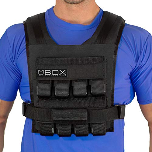 40 Lb Weighted Vest for Cross Training & Workouts - USA Made with Premium Materials - Ideal for Strength Training, Running & Fitness