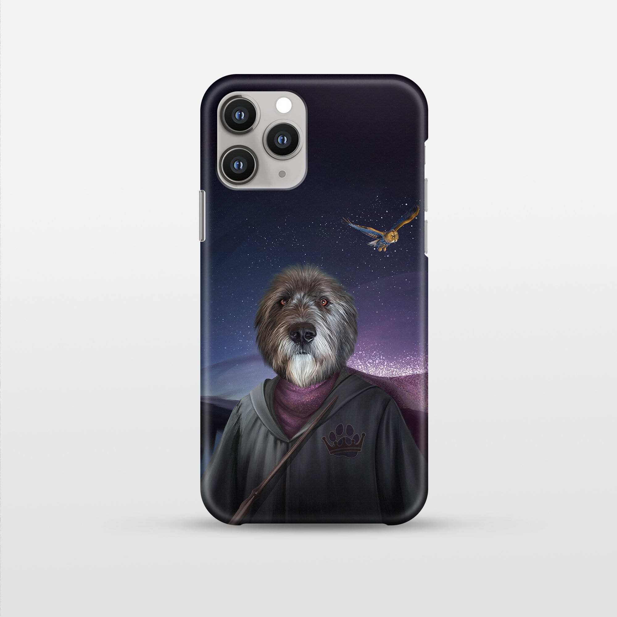 Custom Pet Phone Case - Personalized Wizard Design for iPhone & Samsung - Perfect for Pet Lovers & Fantasy Fans - Great Gift for Birthdays & Holidays