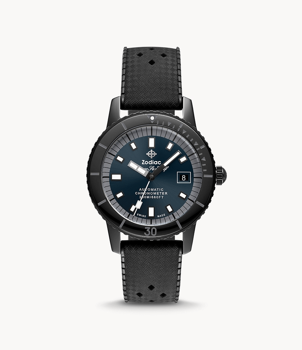 Zodiac Super Sea Wolf STP 1 11 Ceramic Men's Watch ZO9595 - Luxury Dive Watch for Men, Waterproof Swiss Automatic Timepiece - Perfect for Scuba Diving, Swimming & Everyday Wear