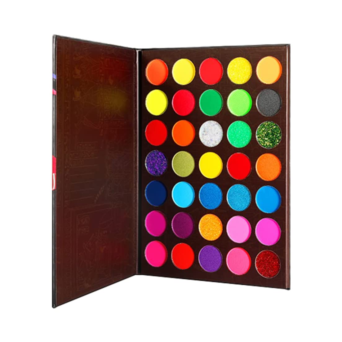 Havamoosa 35-Color Shimmer Eyeshadow Palette - Matte & Glitter Makeup Palette for Day & Night Looks | Perfect for Party, Wedding & Special Occasion Makeup