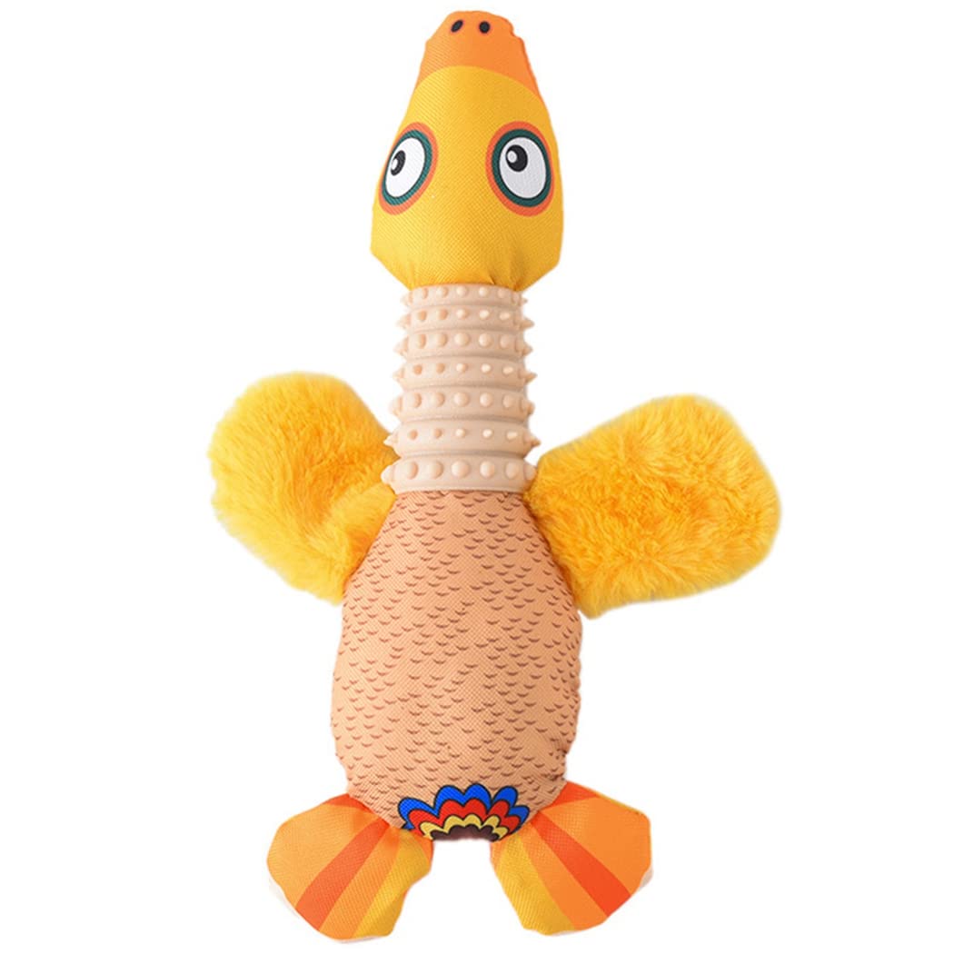 Interactive Squeaky Dog Toy - Cartoon Plush Puppy Chew Toy for Teething Pets | Perfect for Playtime, Training & Puppy Teething Relief