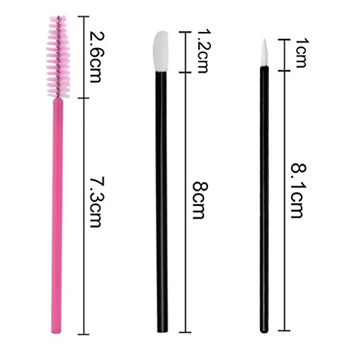 150Pcs Disposable Pink Lip Eyeliner Eyelash Brush Mascara Makeup Wands - Perfect for Professional Makeup Artists, Salon Use & Home Beauty Application