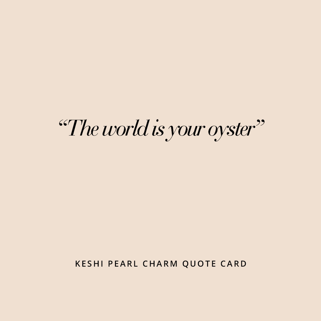Keshi Pearl Charm Necklace - Natural Stone of Potential & Good Luck - Perfect for Meditation, Jewelry Making & Spiritual Gifts