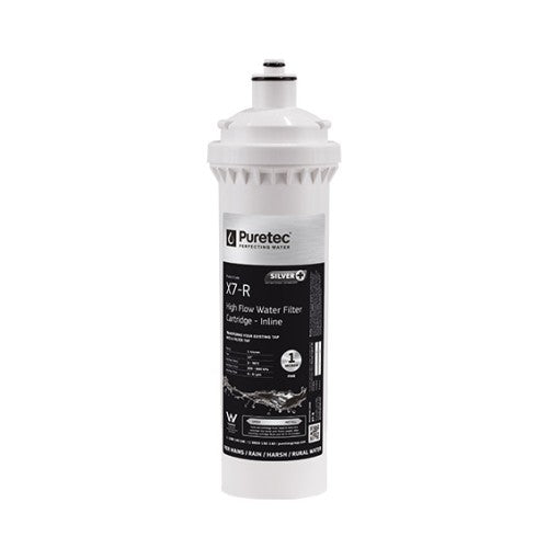 Puretec Puremix X7 R 1 Micron Replacement Water Filter Cartridge - Compatible with Under Sink & Countertop Filtration Systems - Clean Drinking Water for Home & Office Use