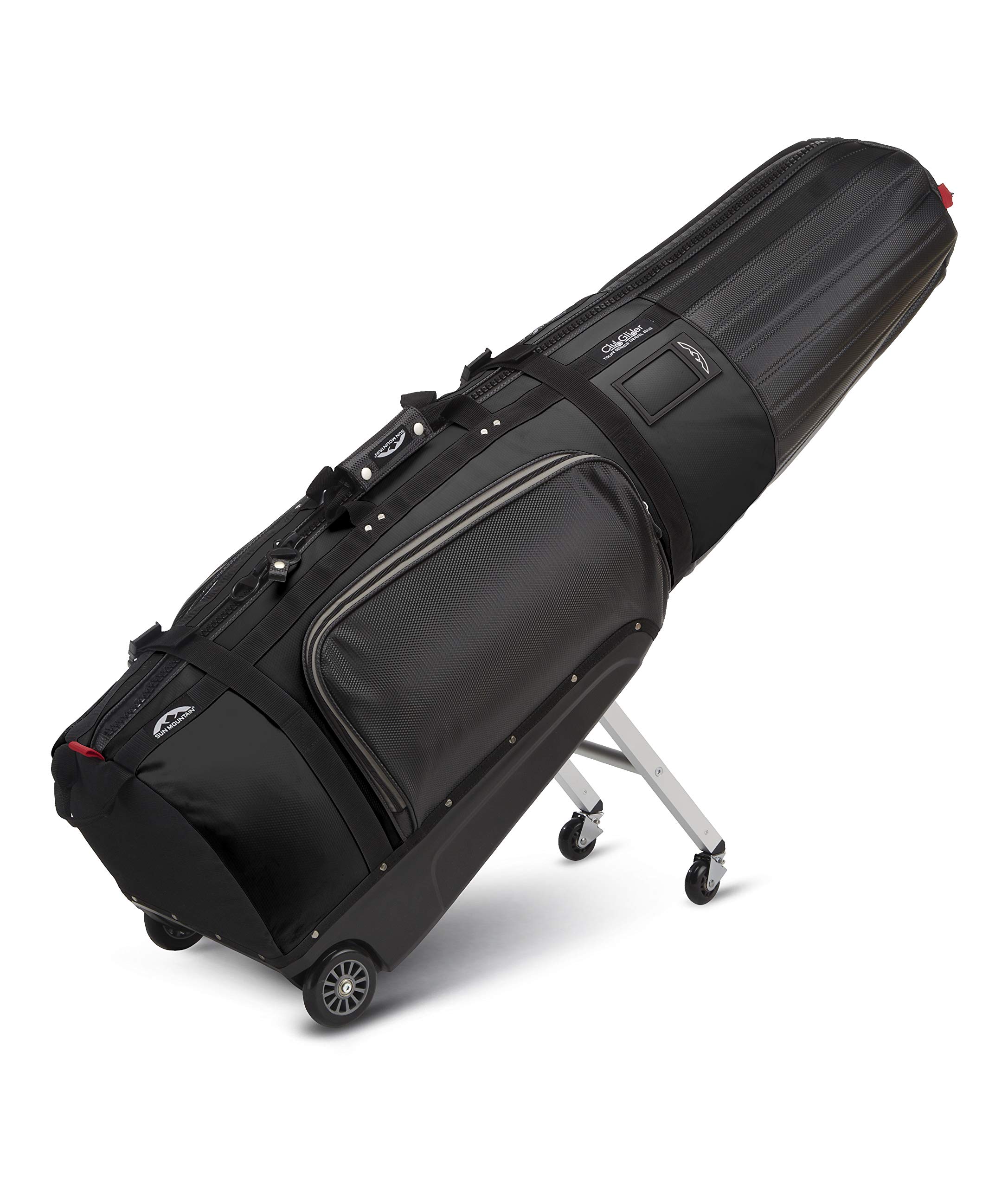 Sun Mountain 2018 ClubGlider Tour Series Golf Travel Cover Bag - Black | Premium Golf Club Protection for Travel | Perfect for Airline Transport & Tournament Play