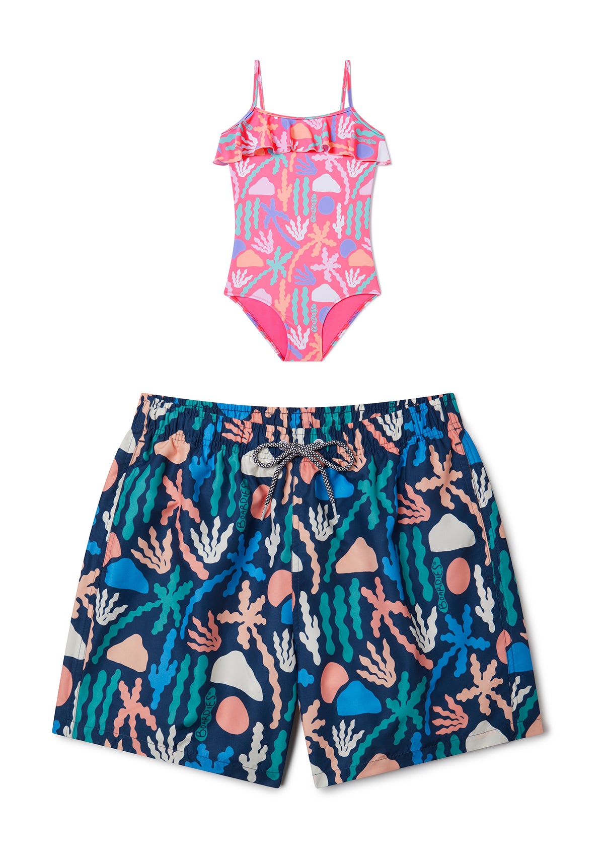 Stylish Palm Springs Swimsuits for Older Girls & Matching Father-Daughter Swimwear Sets | Beach Vacation, Pool Party, Family Outing