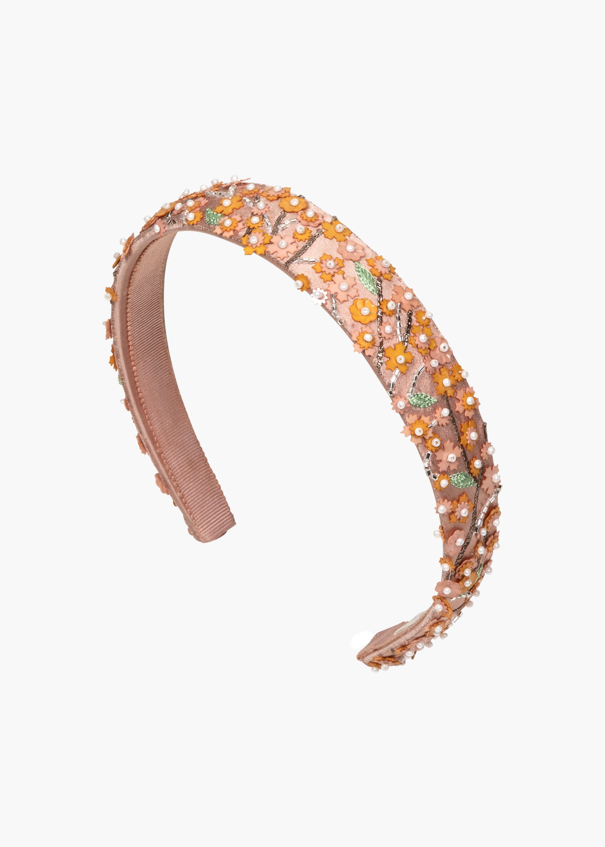 Kiera Headband for Women - Soft Stretchy Knit Hair Band - Almond Color - Perfect for Workouts, Yoga, and Everyday Wear