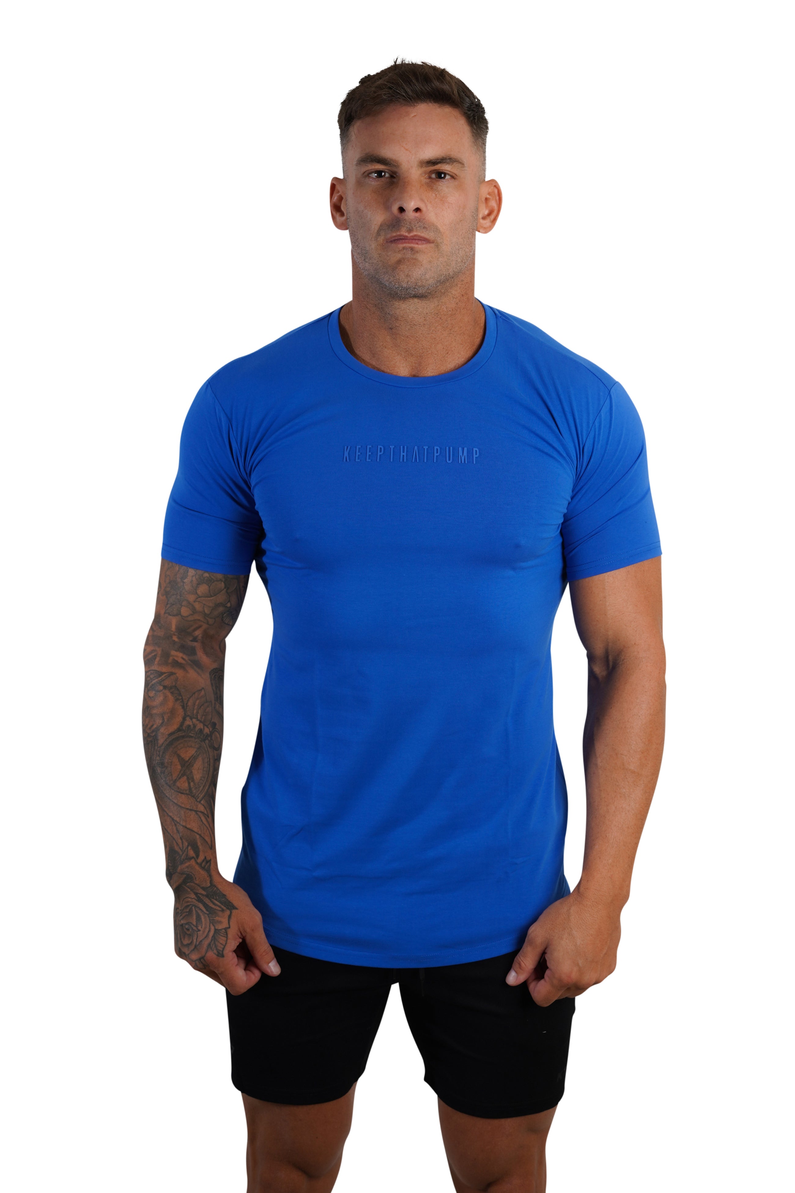 Dynamic Blue Tee - Soft & Comfortable Cotton T-Shirt for Men & Women | Perfect for Casual Wear, Gym, and Everyday Outfits