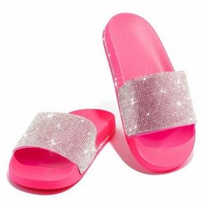 Martina Slides for Women - Soft Pink Comfortable Summer Sandals - Perfect for Beach, Pool, and Casual Outings
